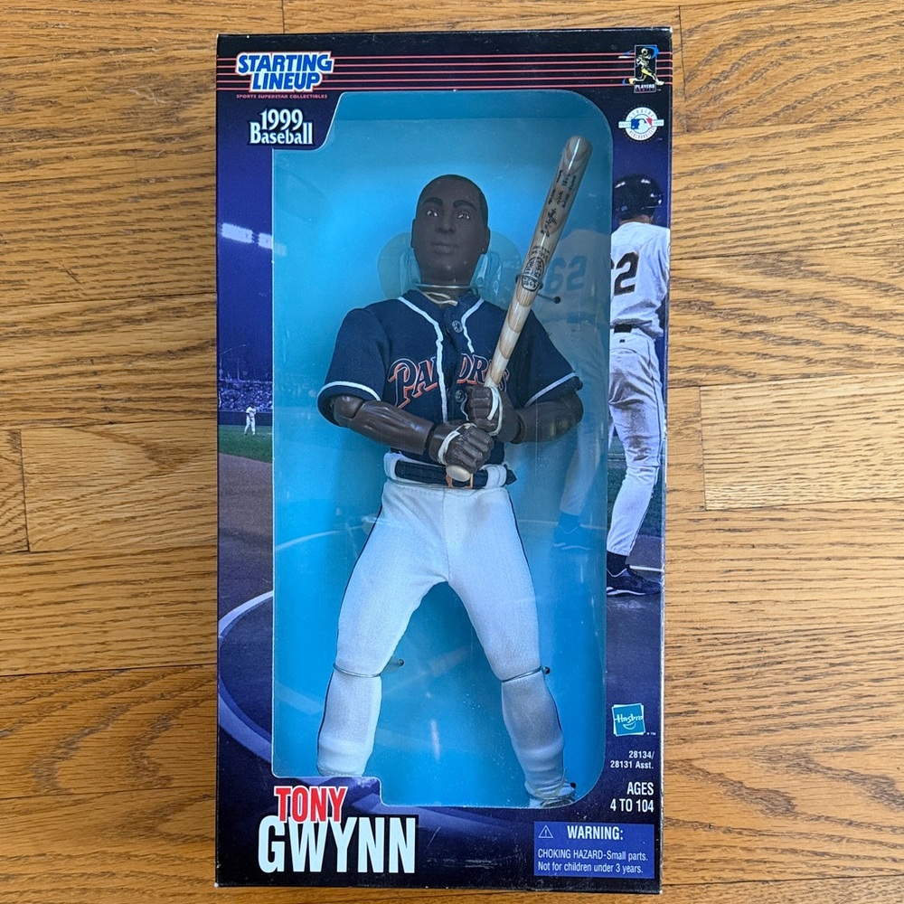 Tony Gwynn 1999 Hasbro Starting Lineup Baseball Figure MLB San Diego Padres